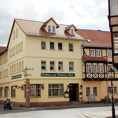 Hotel Garni Zum Goldenen Ring Quedlinburg Kültér fotó